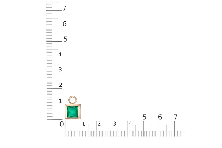 Подвеска серёг-трансформеров из красного золота с агатом