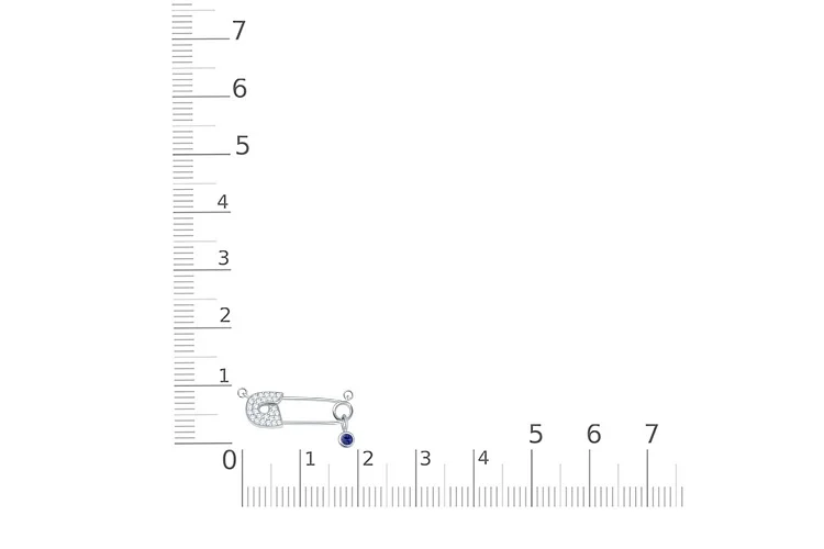 Колье из белого золота с 28 фианитами