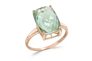 Кольцо из красного золота с аметистом