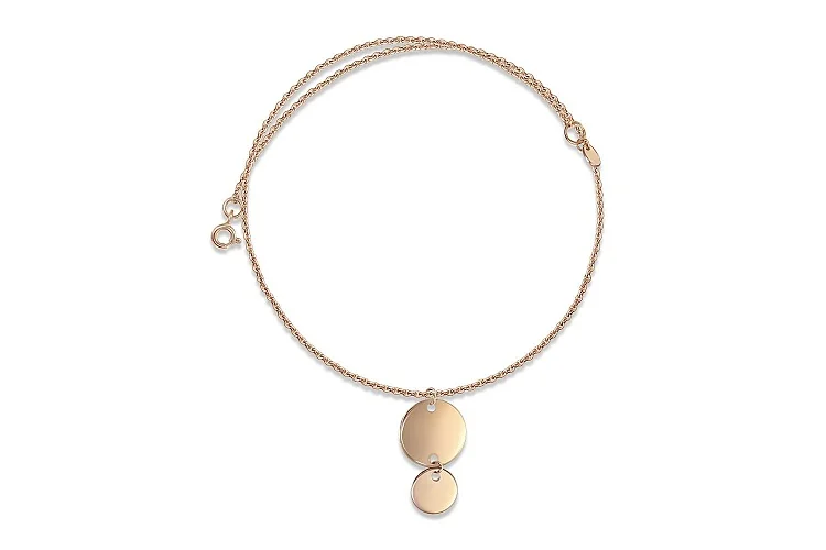 Колье Круг из красного золота без вставок